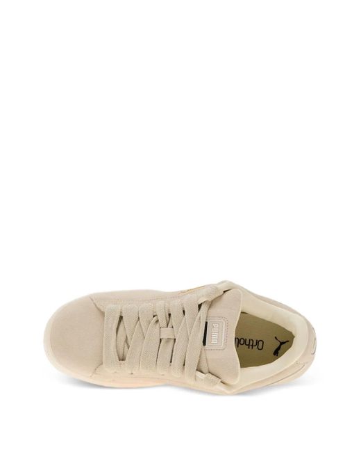 PUMA Natural Suede Low-Top Sneakers for men