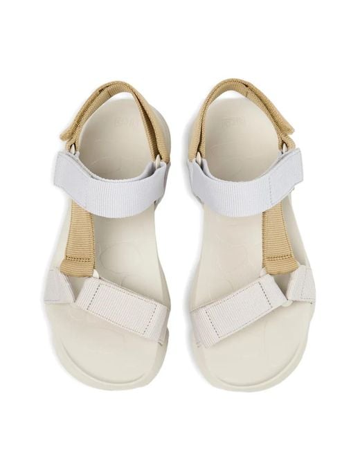 Camper White Karst Strap Sandals