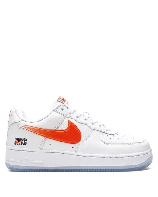 Nike White X Kith Air Force 1 Low Sneakers