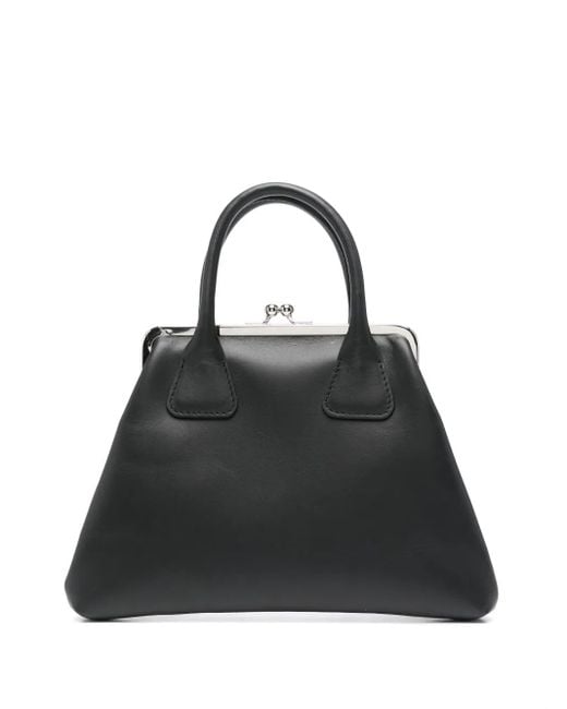 Comme des Garçons レザー トートバッグ Black