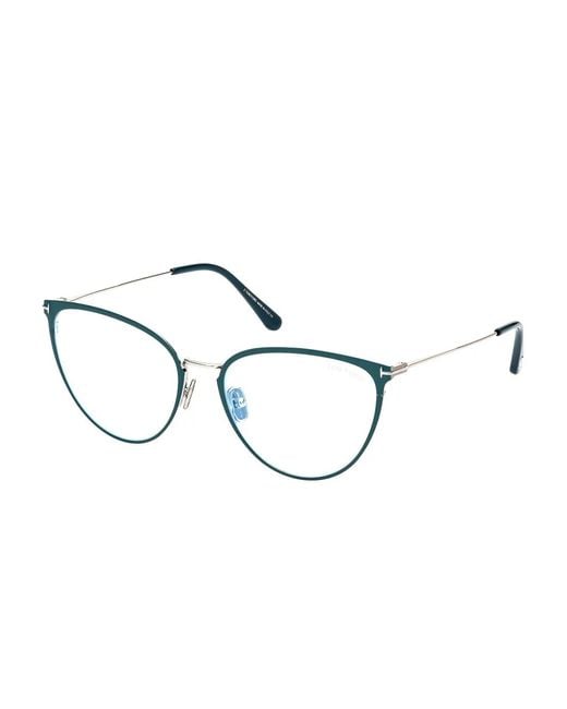 Tom Ford Brown Cat-Eye Glasses