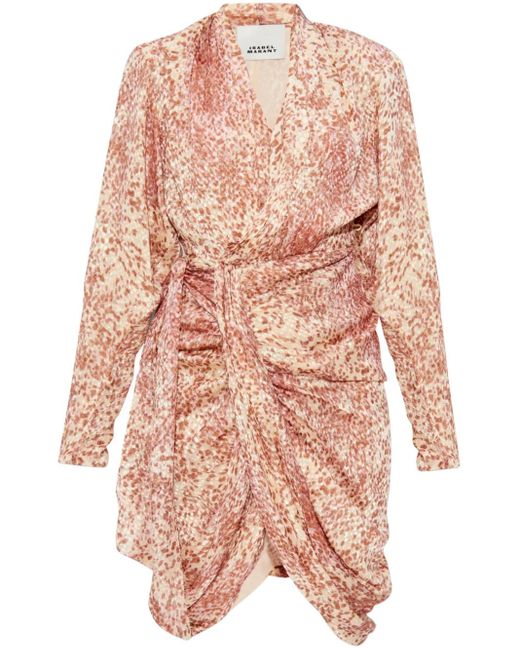 Isabel Marant Pink Cleora Mini Dress