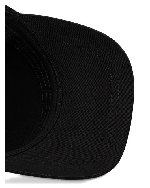 ARMANI EXCHANGE Black Logo-Embroidered Baseball Cap