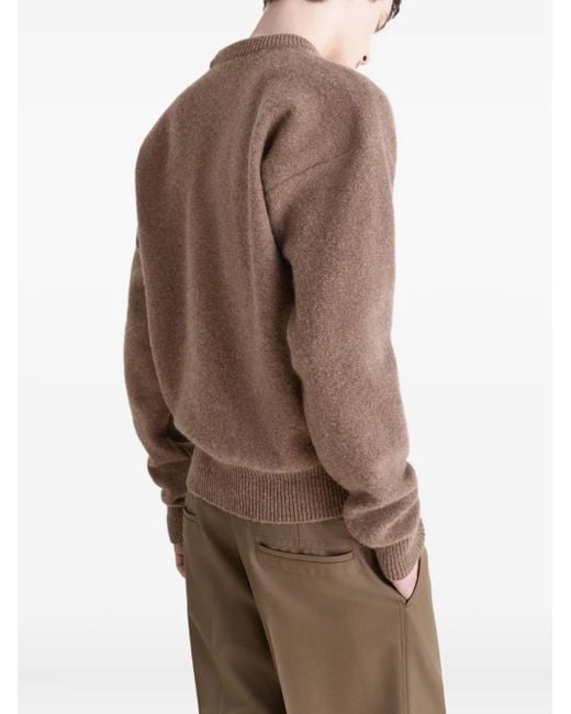 Lemaire Pullover mit V-Ausschnitt in Brown für Herren