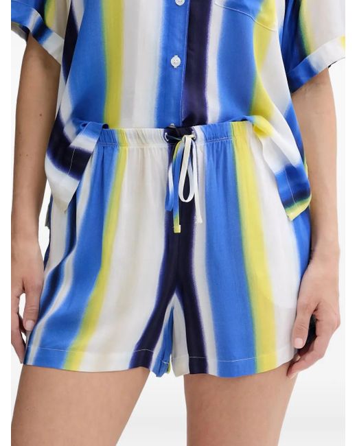 Pijama a rayas DKNY de color Blue