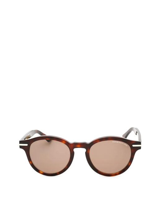 Cutler & Gross Multicolor Lunettes De Soleil À Monture Ronde