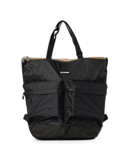 K-Way Black Noam Ripstop Bag for men