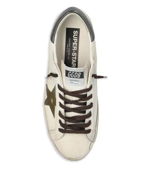 Golden Goose Deluxe Brand White Super Star Sneakers for men