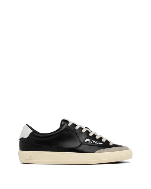 Autry Black Windscape Low Leat/Sue for men