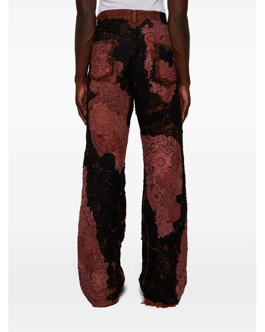 Earthling VIP Red Poetic Lust Wide-Leg Jeans for men