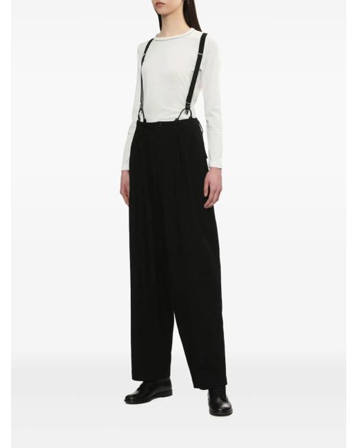 Y's Yohji Yamamoto Black Cotton Dungaree