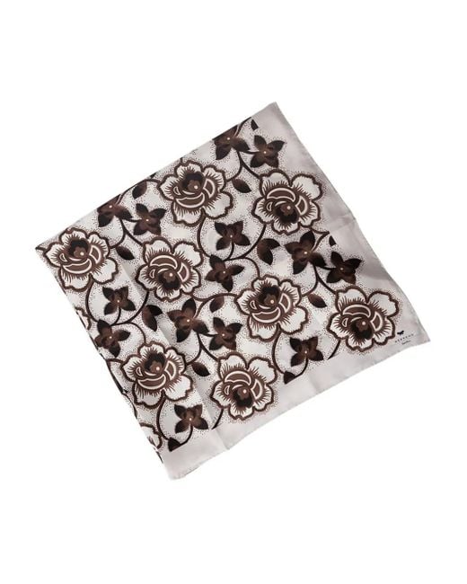 Weekend by Maxmara Metallic Floral-Print Scarf