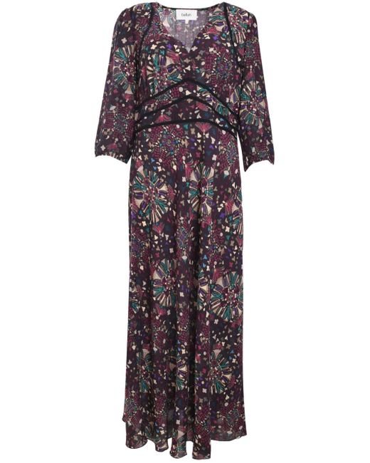 Ba&sh Purple Fazia Kleid