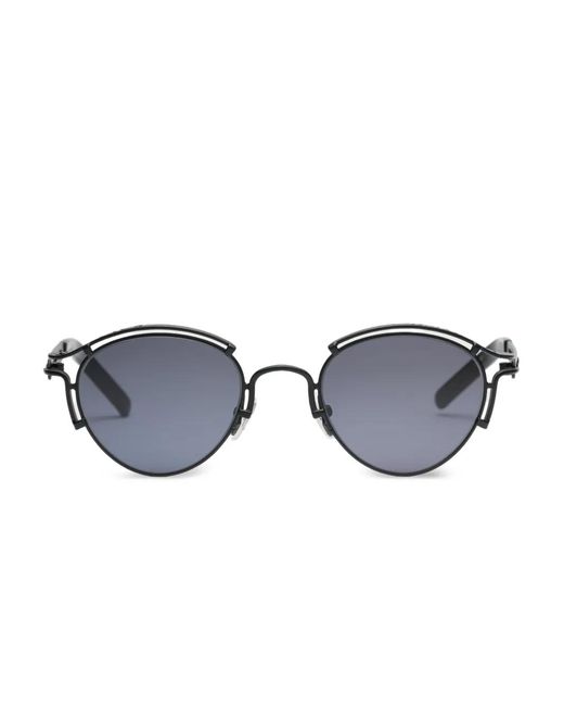 Jean Paul Gaultier Blue Pilot-Frame Sunglasses