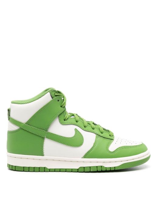 Nike Green Dunk High-top Sneakers