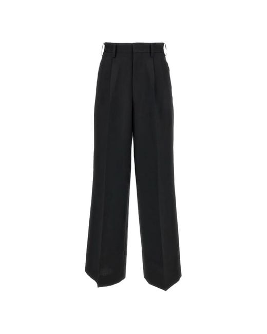 Junya Watanabe Black Pleated Trousers