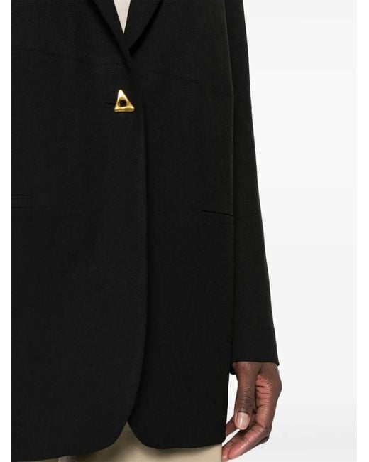 Aeron Black Mercedes Logo-Plaque Blazer