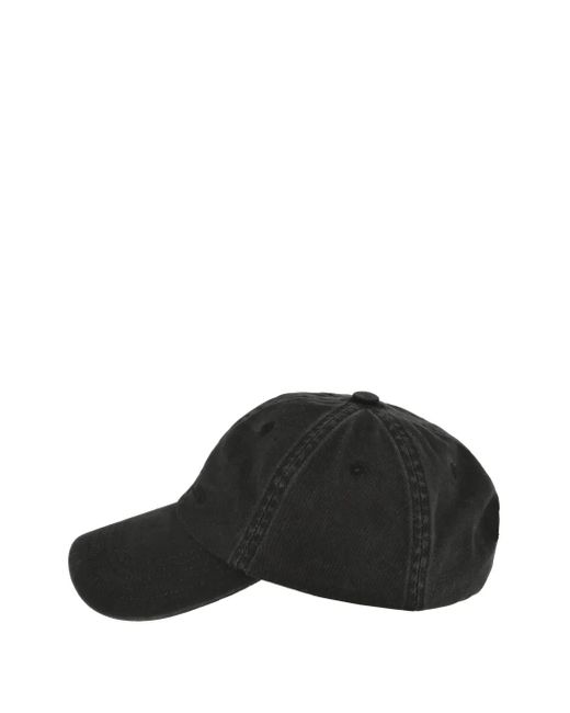 Stone Island Black Baseball Cap for men