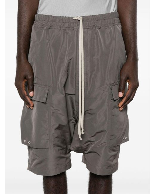 Short sarouel à poches cargo Rick Owens pour homme en coloris Gray