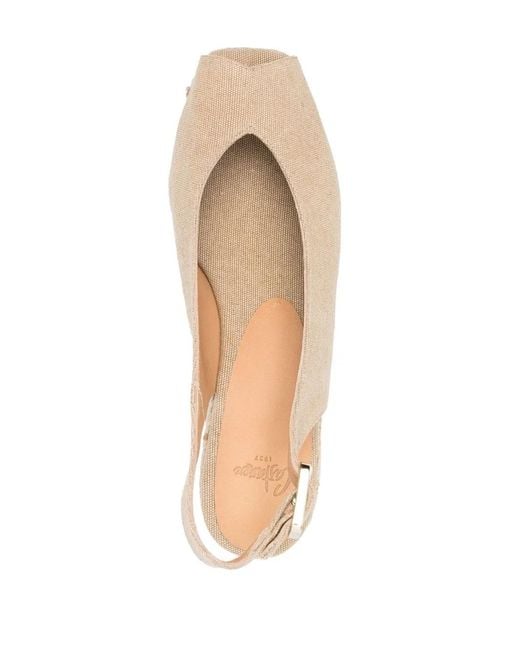 Castaner Natural 50Mm Dosalia Slingback Espadrilles