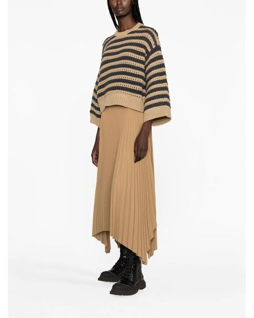 Brunello Cucinelli Natural Sweater Virgin Wool, Cashmere, Silk