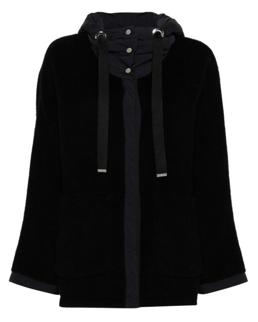 Herno Black Coats & Jackets