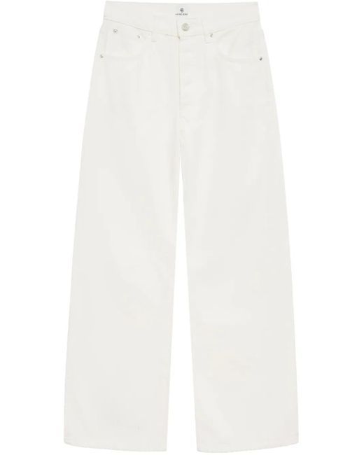 Anine Bing White Manon Jean Ecru A0610896Ofw25
