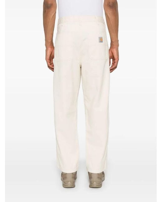 Pantalones Con Parche Del Logo Carhartt de hombre de color Natural