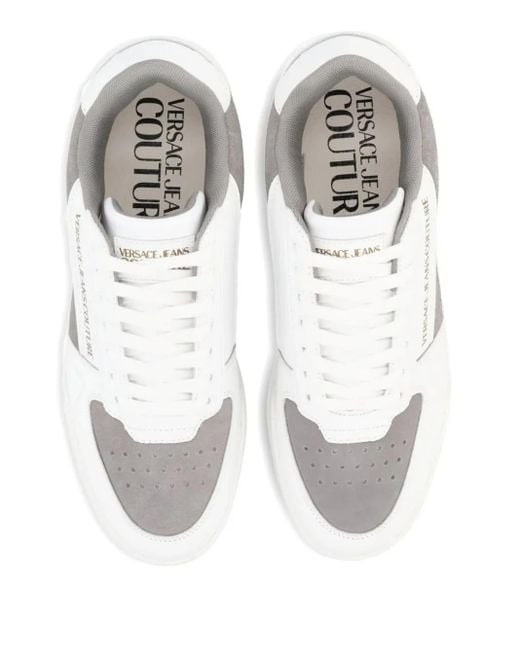Baskets À Lacets Versace Jeans Couture pour homme en coloris White