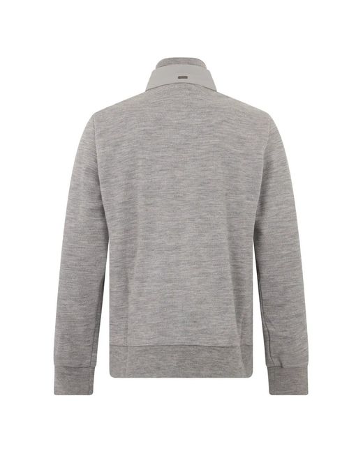 Herno Gray Button-Fastening Lightweight Jacket for men
