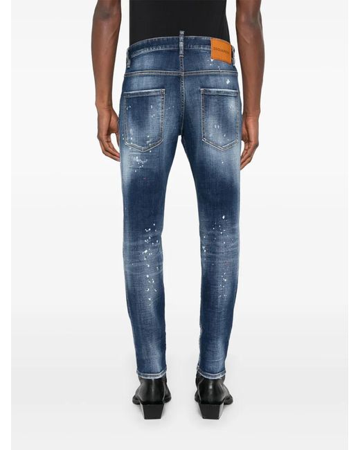 Vaqueros Skater DSquared² de hombre de color Blue