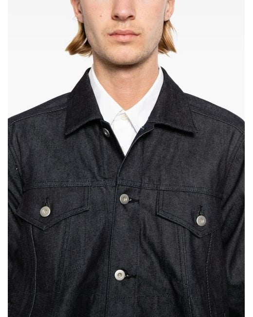 COMME DES GARÇON BLACK Black Loose-Fit Denim Jacket