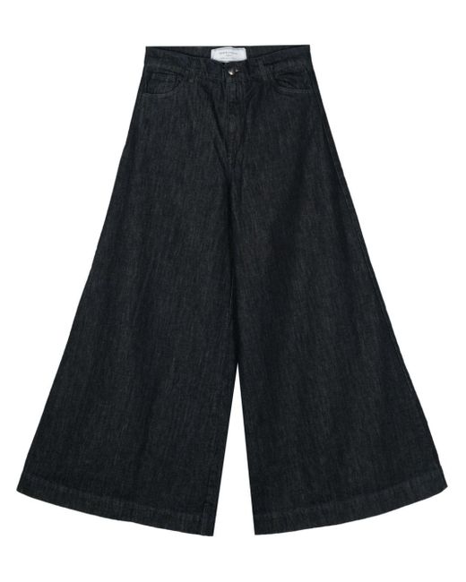 Societe Anonyme Maxi Jeans Met Wijde Pijpen in het Blue