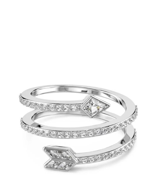 Swarovski White Idyllia Arrow Ring
