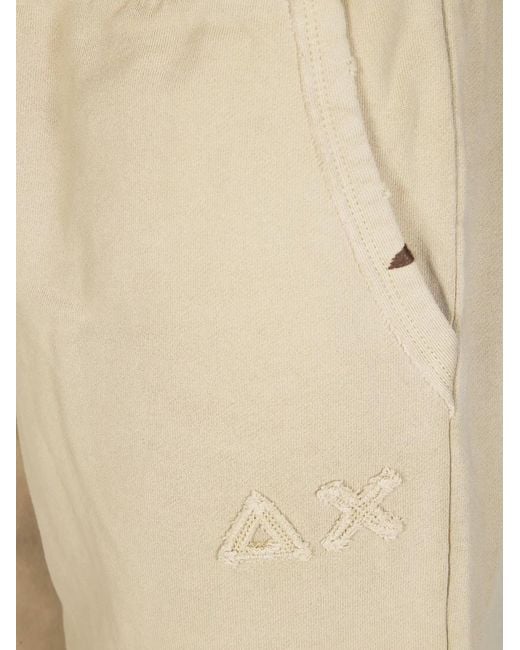 Sun 68 Natural Drawstring Bermuda Shorts for men