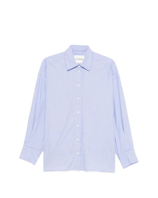 Closed Blue Cotton Shirt
