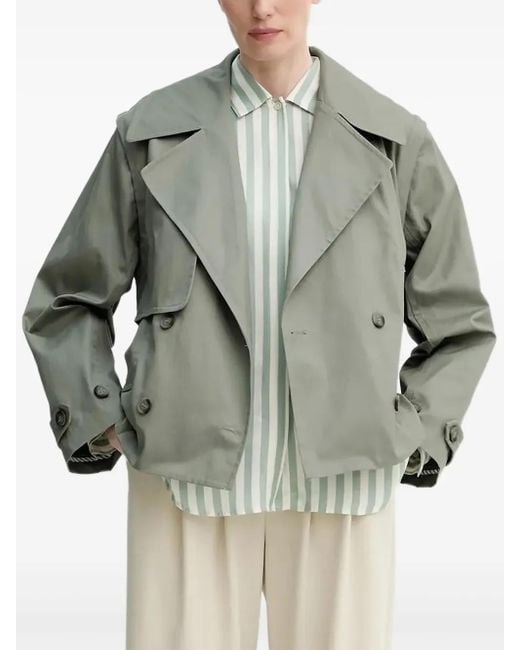 Munthe Gray Sofua Belted-Lapels Jacket