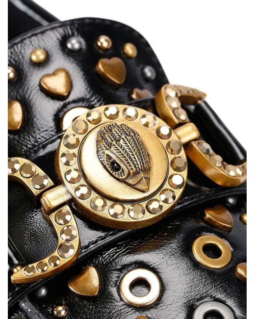 Kurt Geiger Black Kurt Geiger Flats Combination Leather Mansion