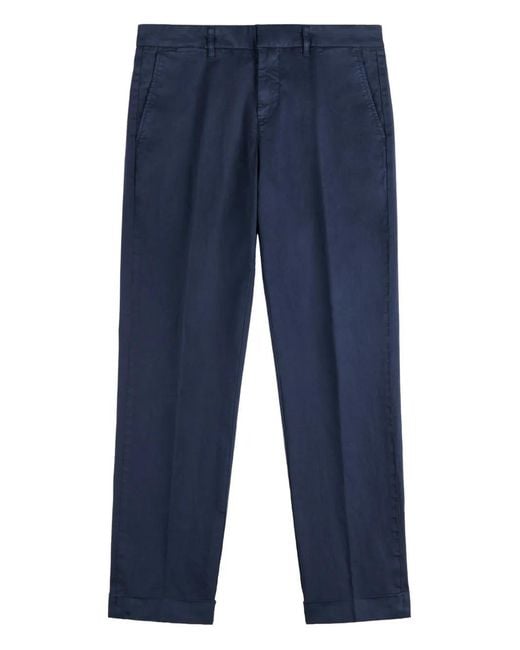 Fay Blue Pocket Classic Capri Trousers for men