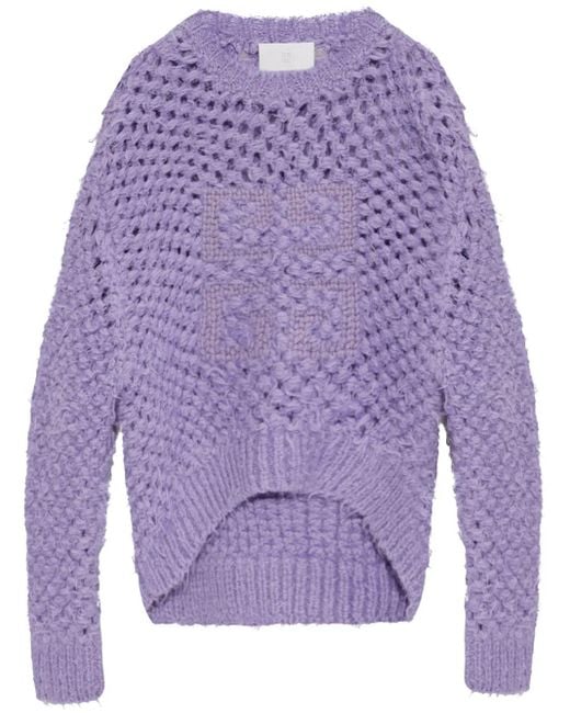 Jersey de mezcla de lana Givenchy de color Purple