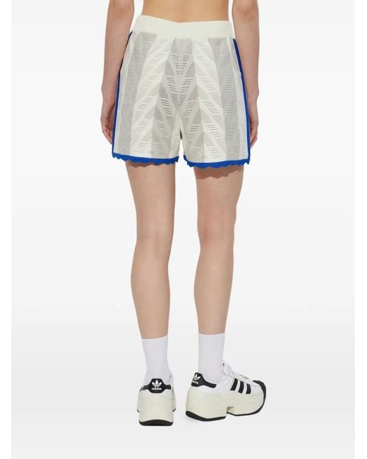Adidas Firebird Mini-Shorts in het Blue