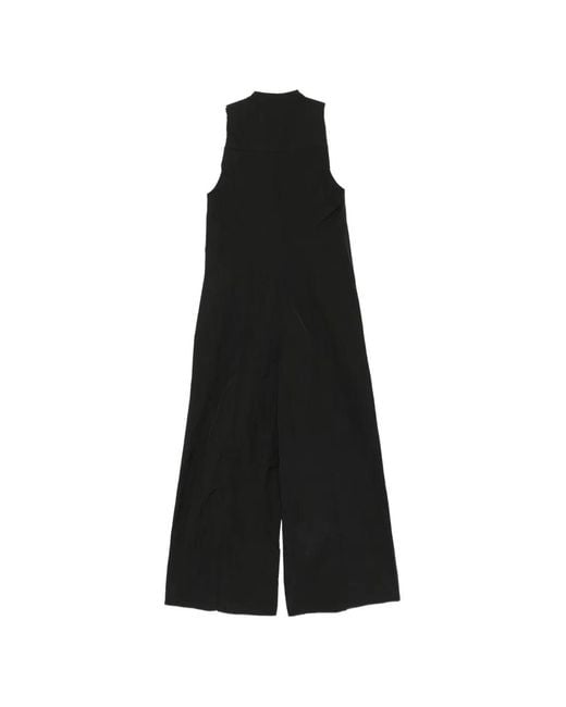 Osklen Black Zip Wide-Leg Jumpsuit