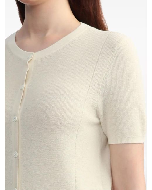 Rag & Bone Gebreid Vest Met Korte Mouwen in het White