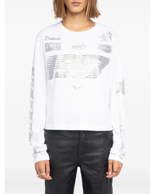 Zadig & Voltaire White Io T-Shirt