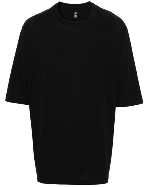Thom Krom Black Crew-neck T-shirt for men