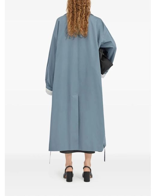 MM6 by Maison Margiela Blue Tie-Waist Coat