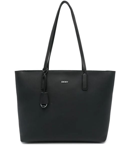 DKNY Black Zip-Top Tote Bag