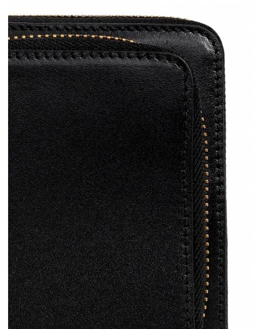 Comme des Garçons Black Double-Zip Bovine Leather Wallet