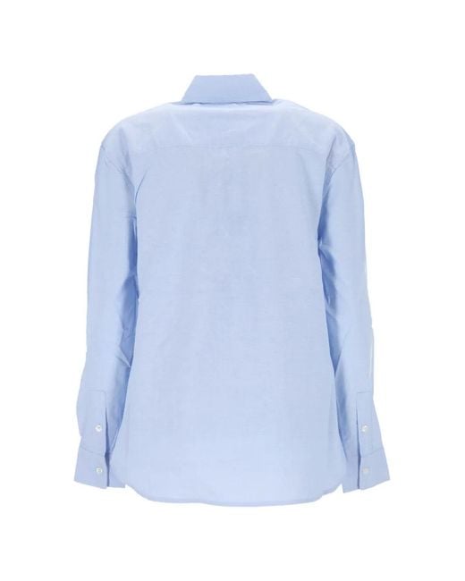 Fiorucci Blue Angels Patch Button-Down Shirt