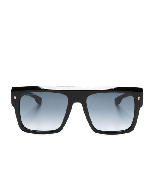 DSquared² Blue D20127s Square-frame Sunglasses for men